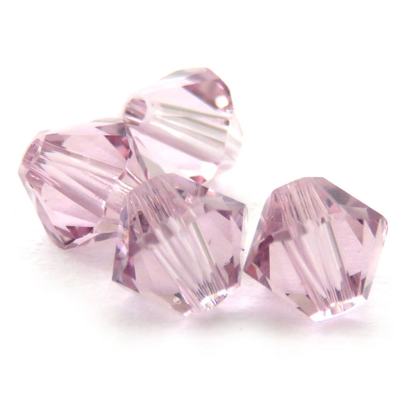 4mm Swarovski Crystals Lt Amethyst S4C33