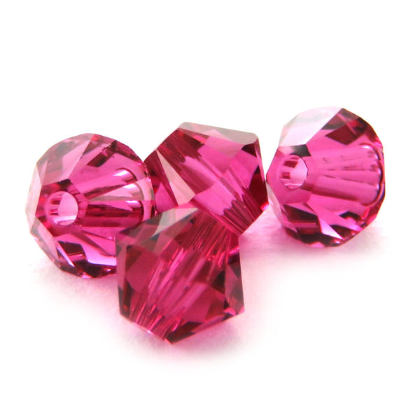 4mm Swarovski Crystals Fuchsia S4C35