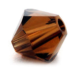 4mm Swarovski Crystals Smoked Topaz S4C37