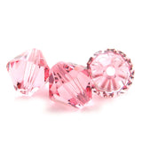 6mm Swarovski Crystals Light Rose S6C09