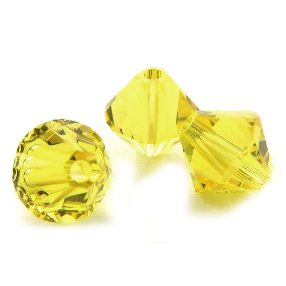 6mm Swarovski Crystals Citrine S6C18