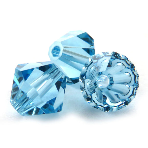 6mm Swarovski Crystals Aquamarine S6C20