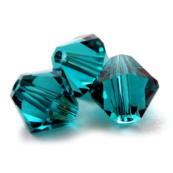 6mm Swarovski Crystals Blue Zircon S6C22