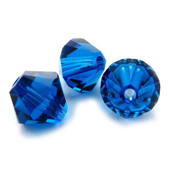 6mm Swarovski Crystals Capri Blue S6C23