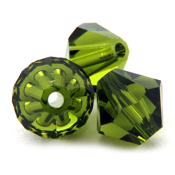 6mm Swarovski Crystals Olivine S6C26