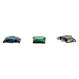 Magnetic Spacer Rainbow 2-Hole10x18mm Double Butterfly 50Pc SPMG10